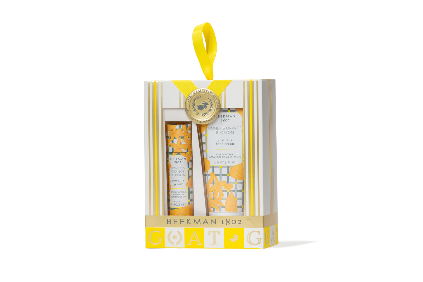 Beekman 1802 - Honey & Orange Blossom Lip & Hand Cream Gift Set
