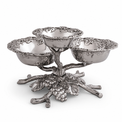 Grape 3-Tiered Bowl