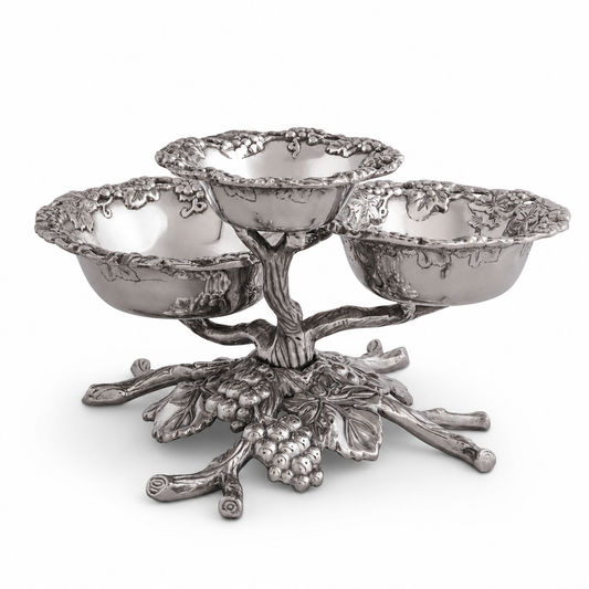 Grape 3-Tiered Bowl
