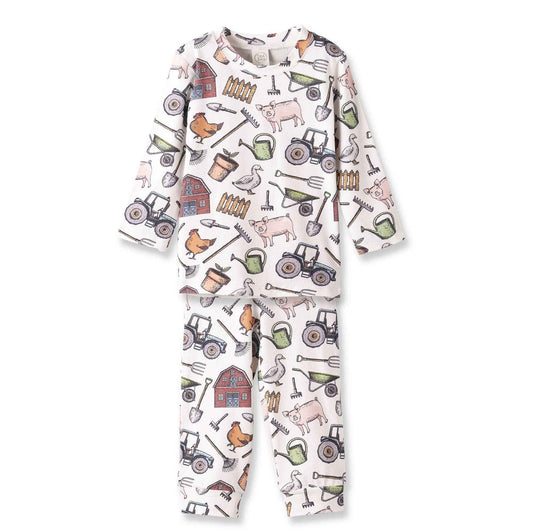 Farmer's Market Kids Bamboo Pajama Set: 18-24M