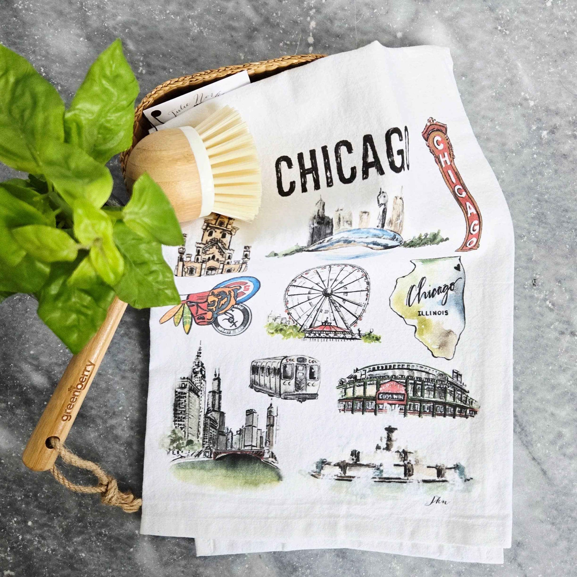 Tea Towel - Chicago