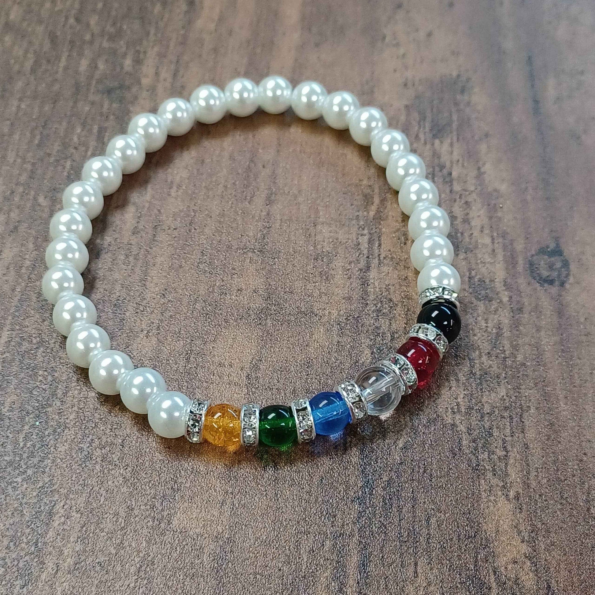 Pearl Salvation Stretch Bracelet