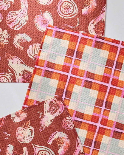 Autumnal Love Dishcloth Set