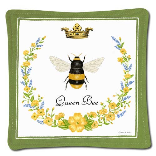 Single Spiced Mug Mat Queen Bee (Floral)