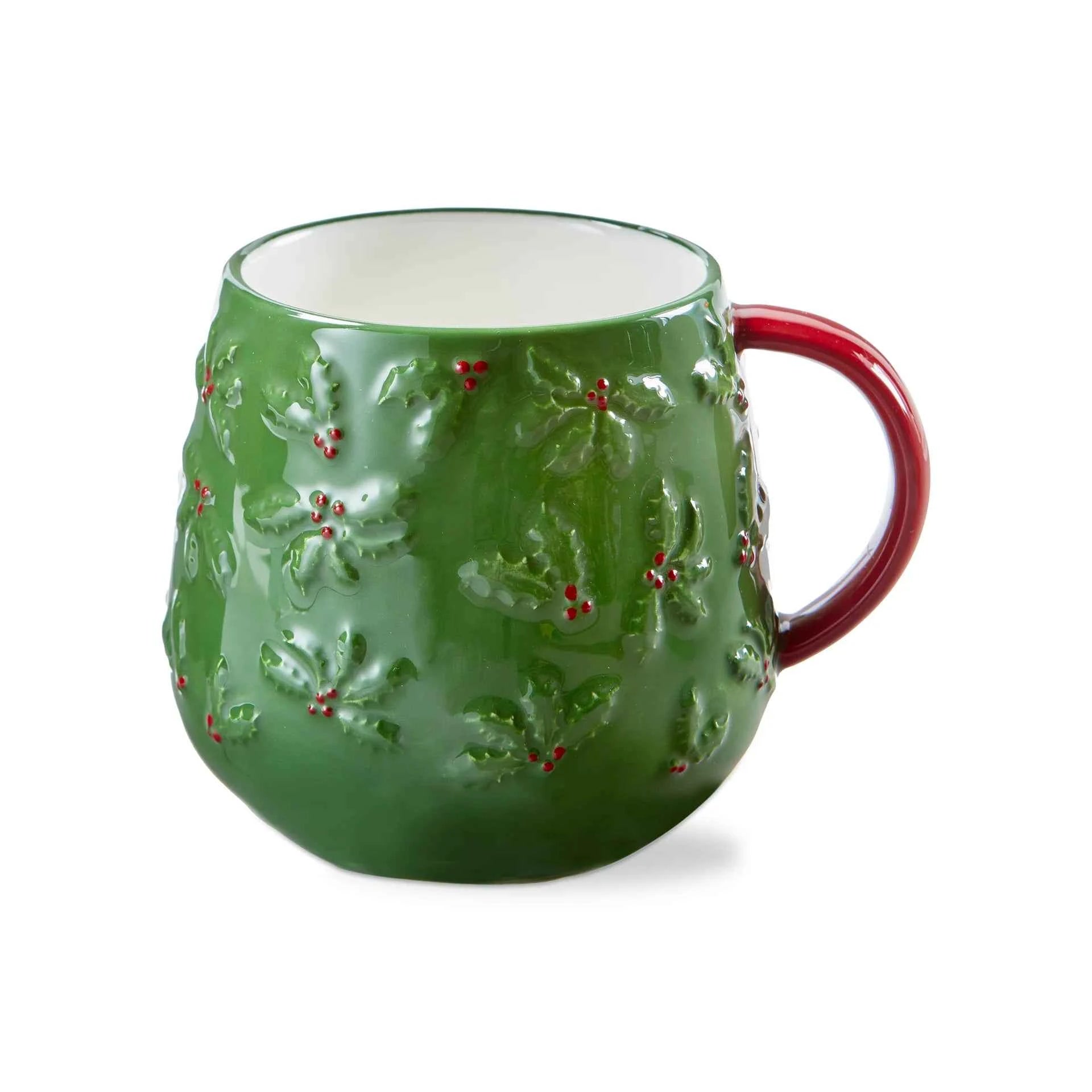 Holly Sculpted Mug