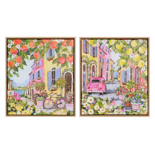 17.5" Blooming Boulevard Canvas Wall Art-sold separately