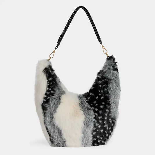Galyna Faux Fur Hobo