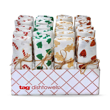 Sweetest Xmas Flour sack Dishtowel - Assorted