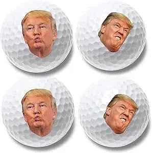 4 Pcs Trump Golf balls