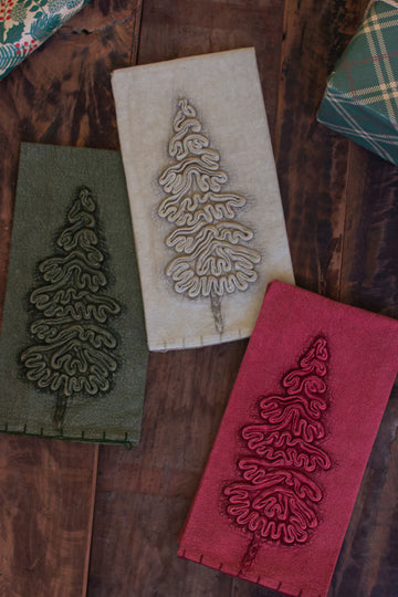 Set of 3 Christmas Tree Kitchen Towels