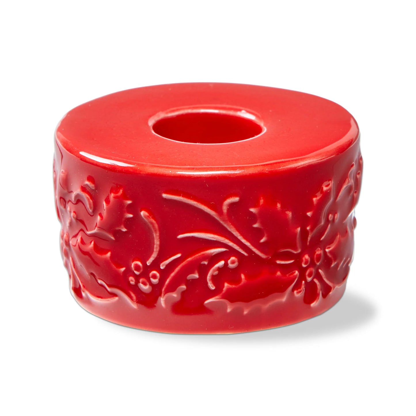 Christmastime Ceramic Taper Holder