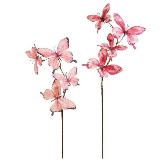 32" Pink Butterfly Spray-Sold Separately
