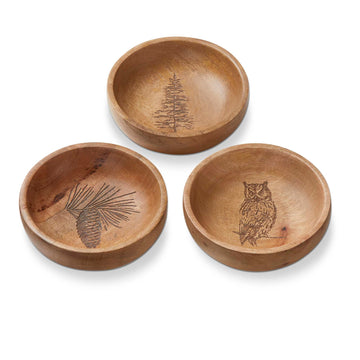 Wilde Pine Wood Bowl -Sold Separately