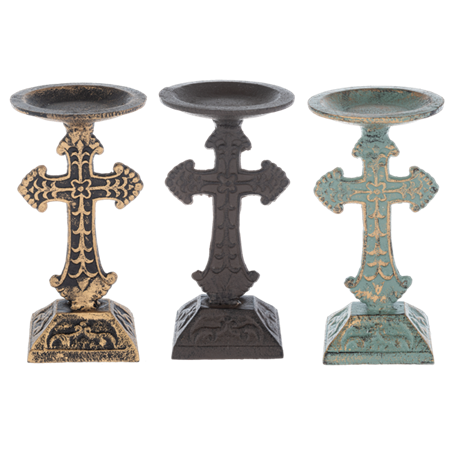 Cross Pillar Holder (Assorted, sold separately)