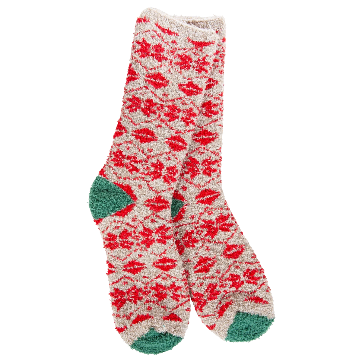 Cozy Crew Socks - Holiday Fair Isle