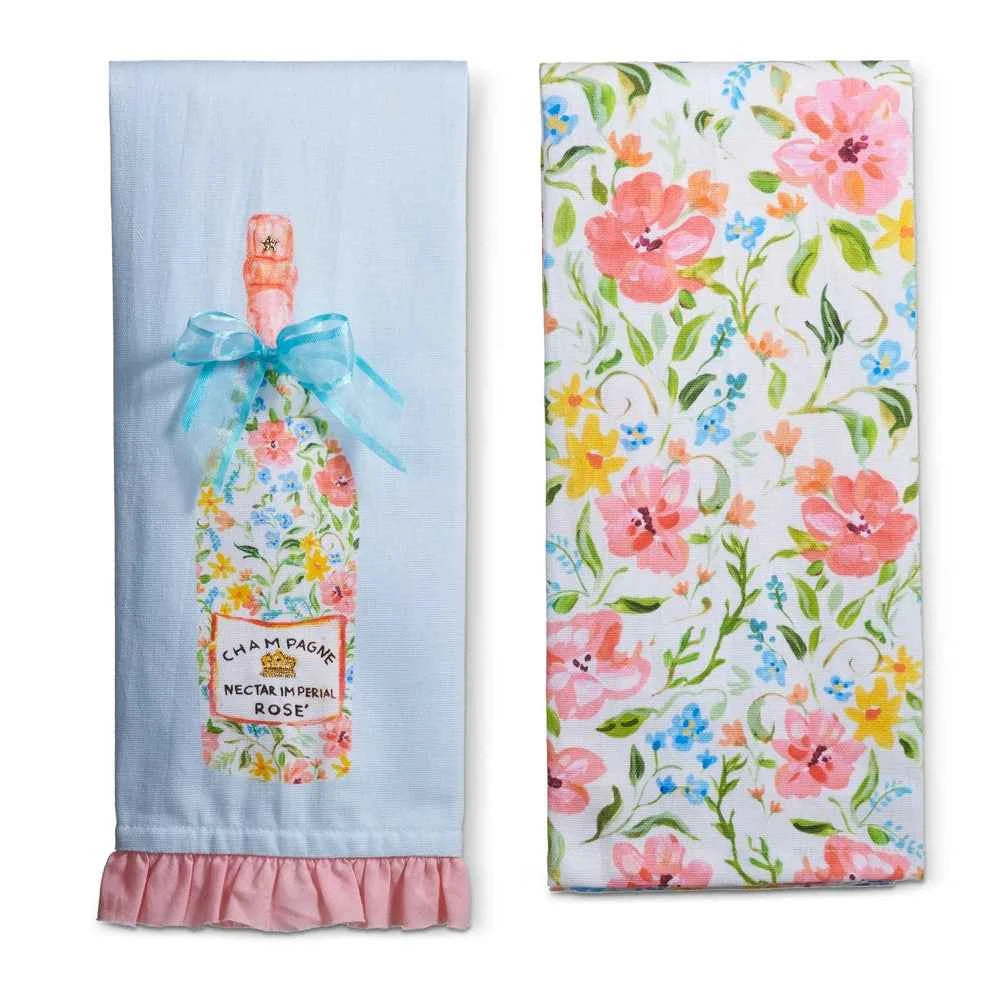 26" Champagne Fleur Tea Towels