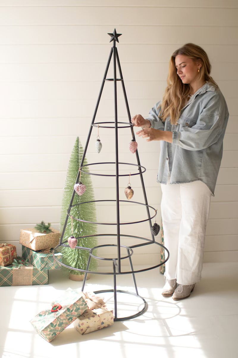 Large Metal Christmas Tree -Ornament Display