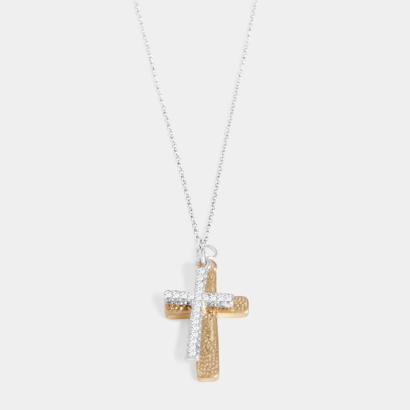 Bling Cross Necklace