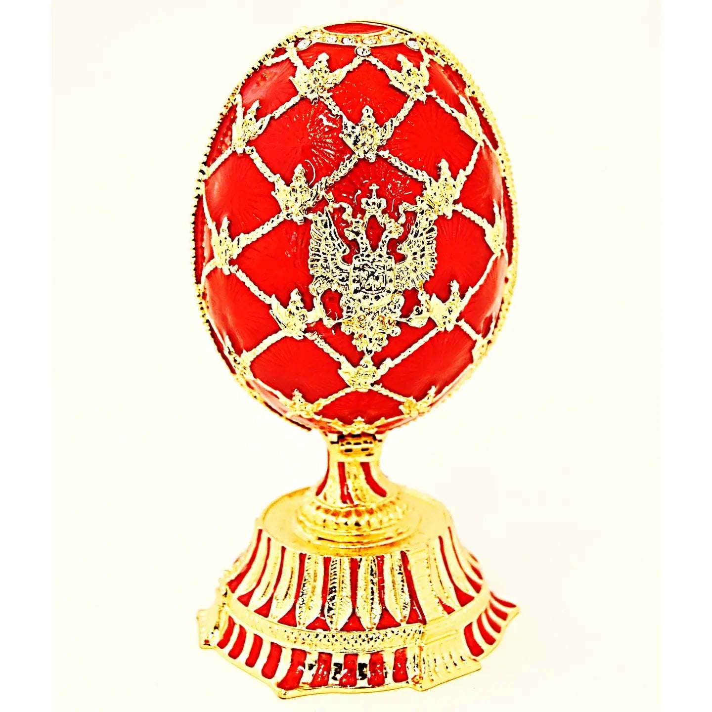 Red Egg  Trinket Box