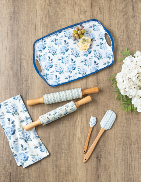 Blue Hydrangea Spatula (2 pc. set)