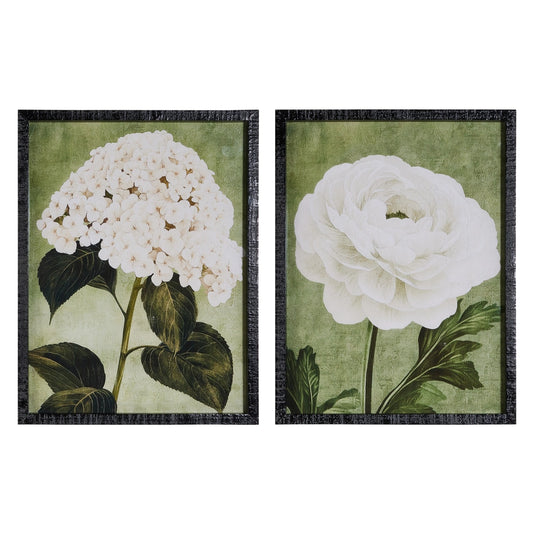 22" Blooming in Ivory Framed Wall Art-sold separately
