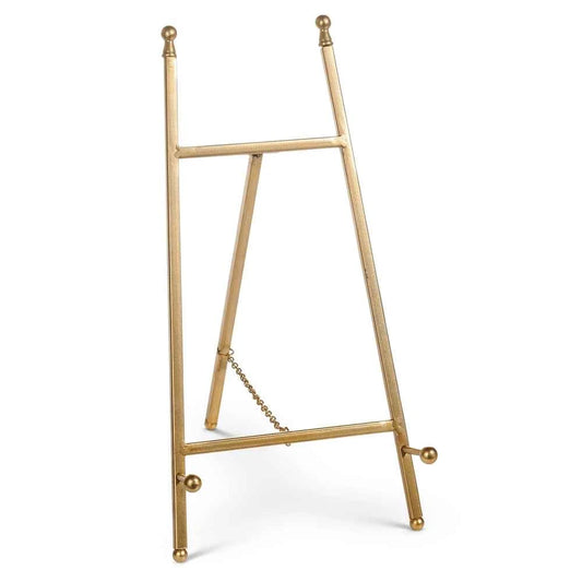 Gold Tone Easel Metal 13"
