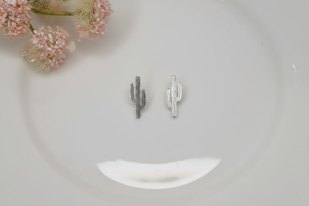 Cactus Stud Earrings
