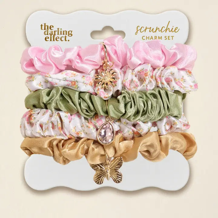 Scrunchie Charm Set–Endless Daydream Cream