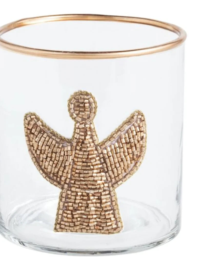 Angel Beaded Tea Light Holder