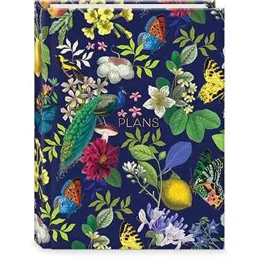 Undated Weekly Planner Vintage Floral Pattern
