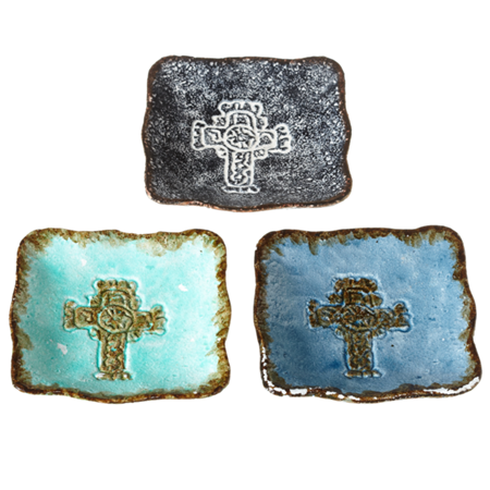 Cross Trinket Dish -Assorted-Sold Separately