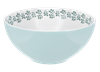 Floral Serving Bowl Dimensions: 11 3/8" W. x 11 3/8" D. x 5 1/4" H.
