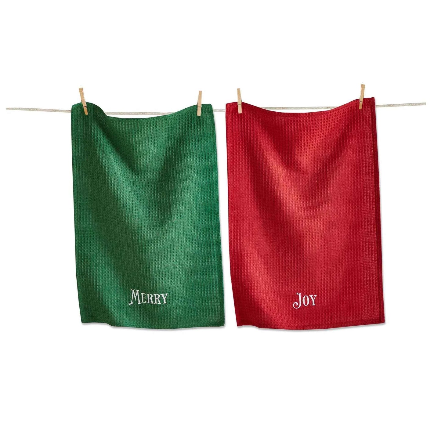Merry & Joy Dishtowel Set Of 2