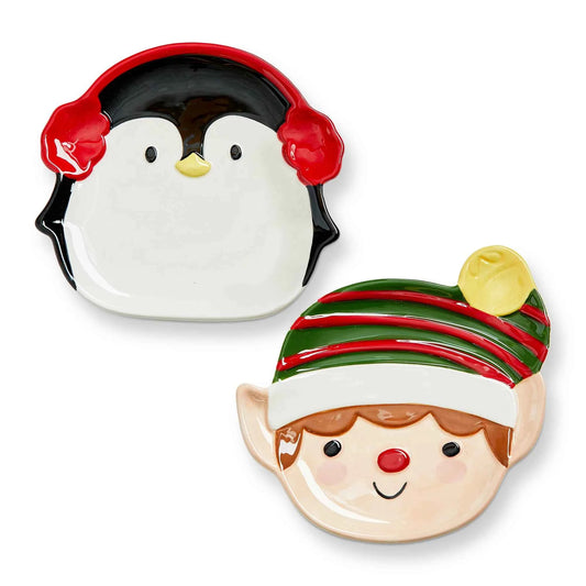 Holiday Pals Appetizer Plate -Sold Separately