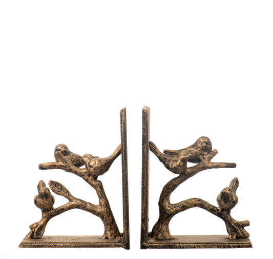 Bird on Branch Bookend (2 pc)