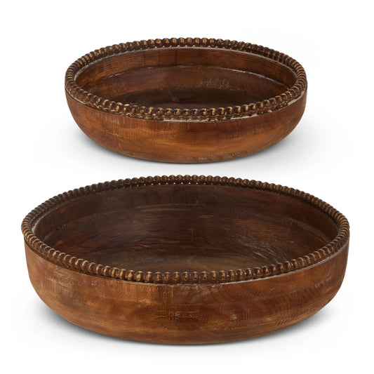 16" Beaded Bowl (2 pc)