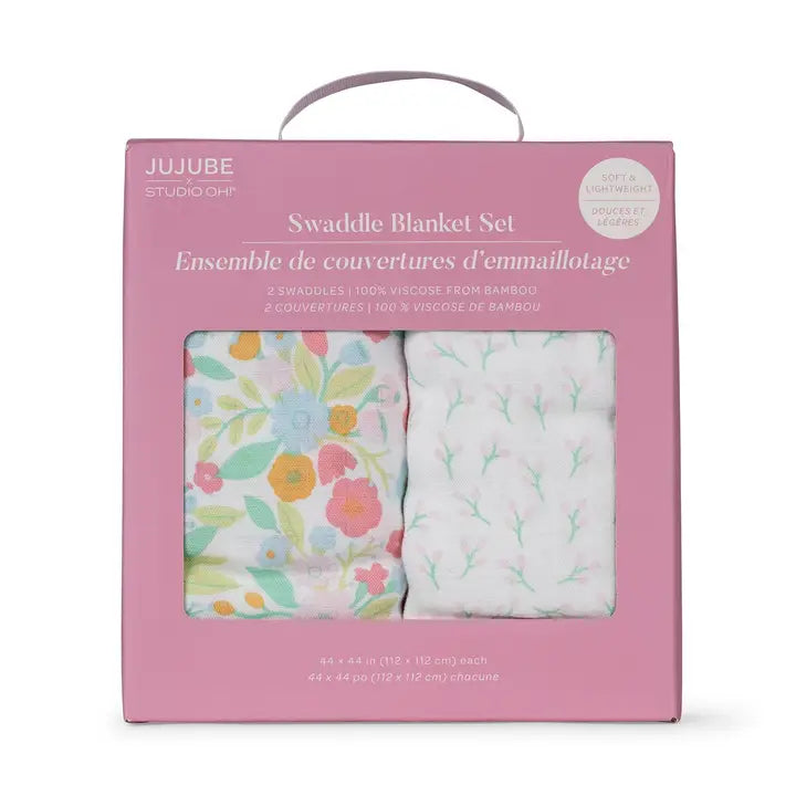 Swaddle Blanket Set Sweet Daisy