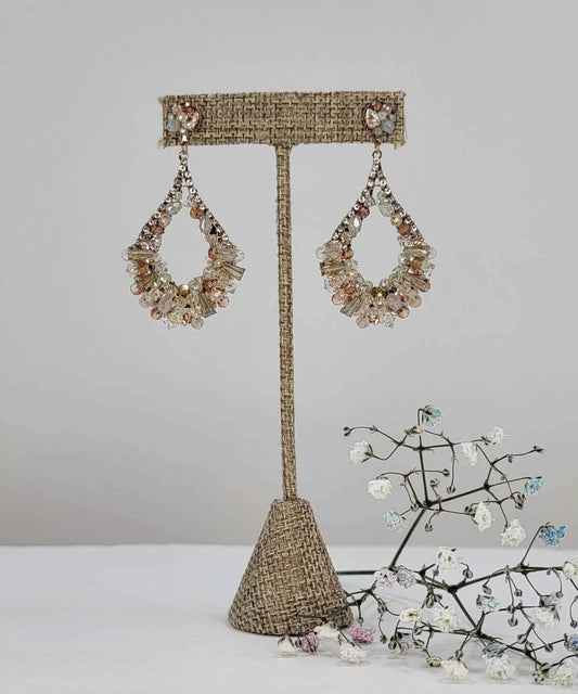 Handmade Chandelier Hobo Style Dangle Earrings