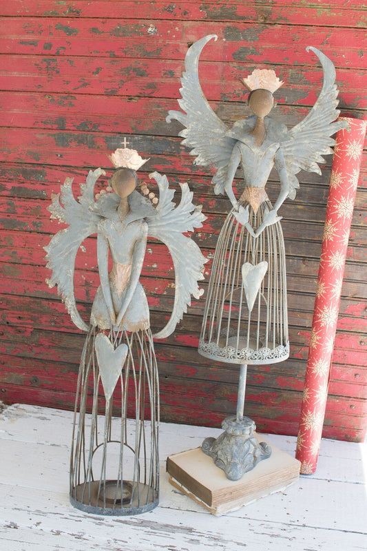 Iron Angel Candle Holder - Sold Separately