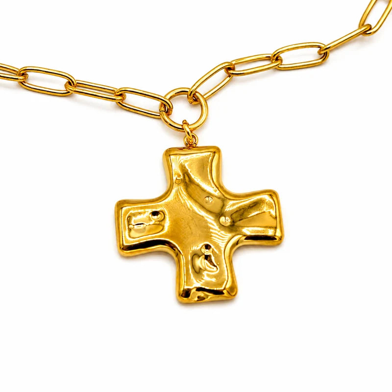 Statement Cross Necklace
