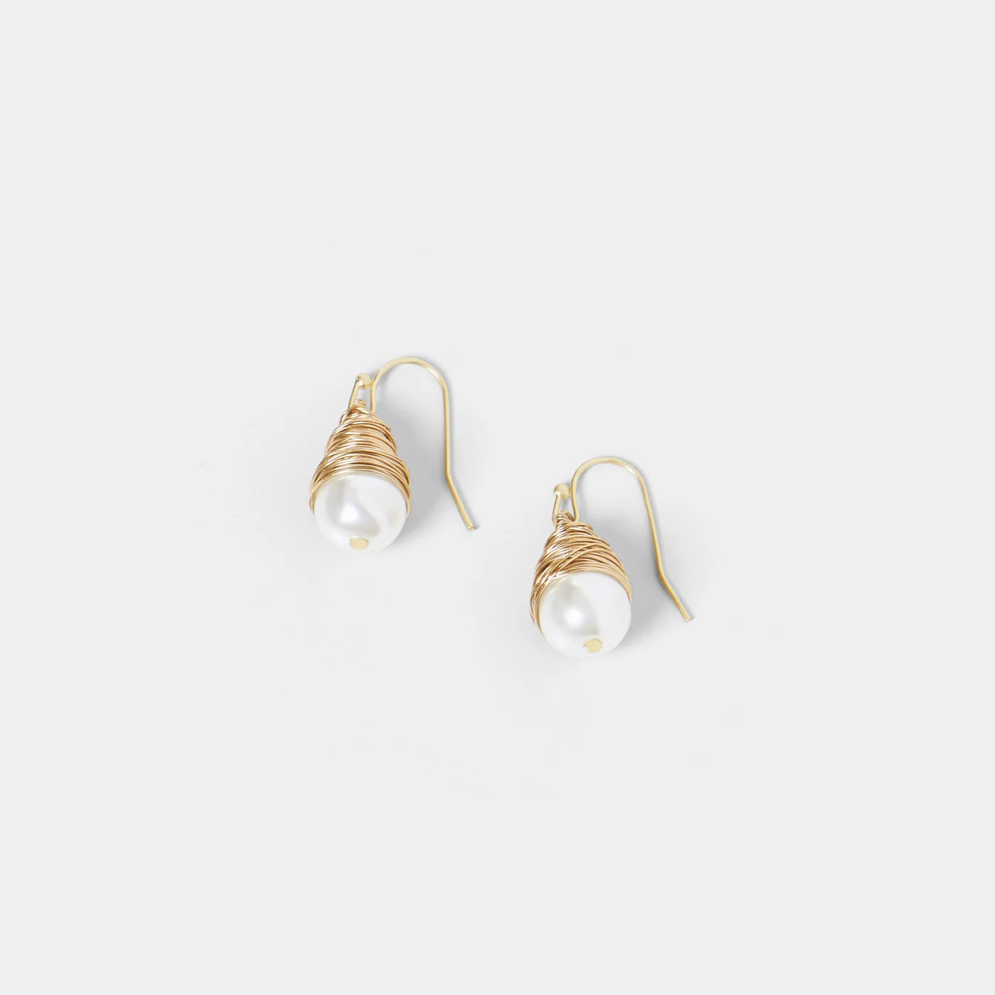 Pearl with Wire Wrapping