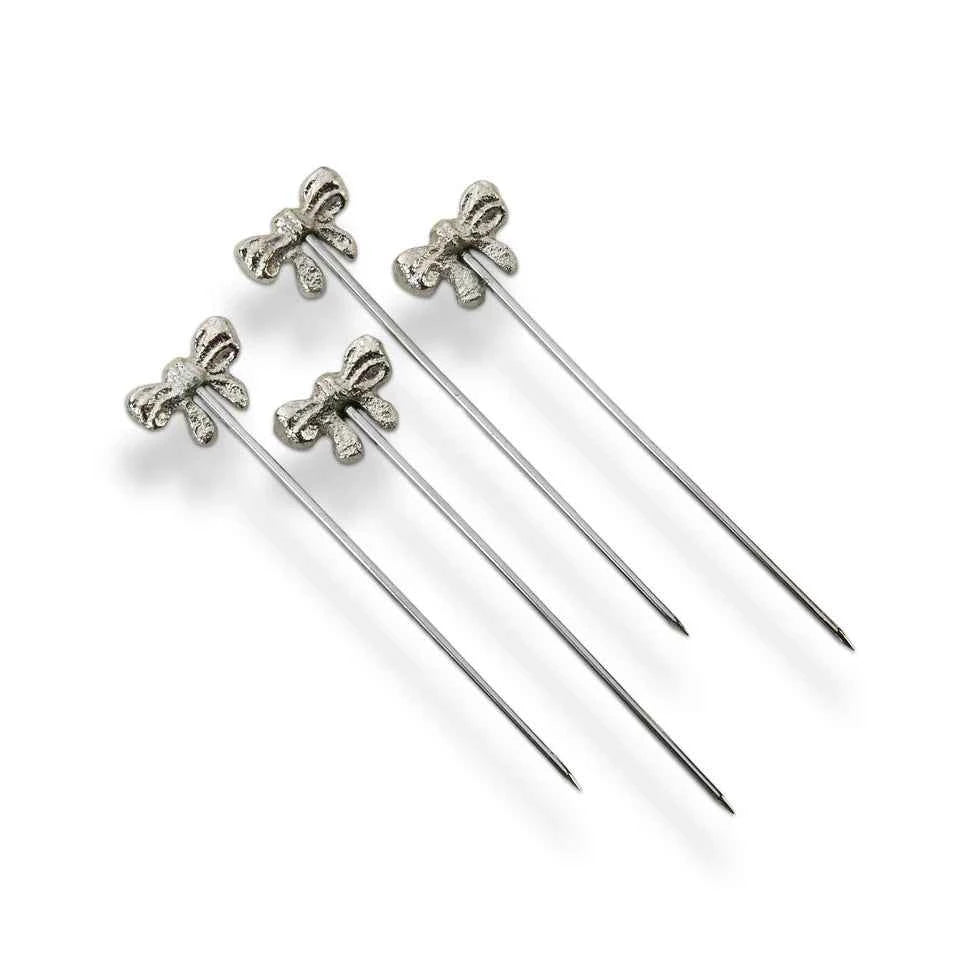 Bow Cocktail Pick Set Of 4