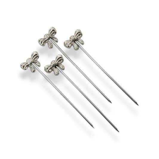 Bow Cocktail Pick Set Of 4