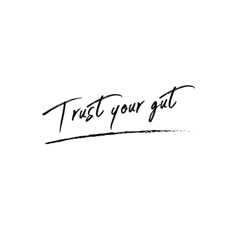 Coaster-Trust Your Gut