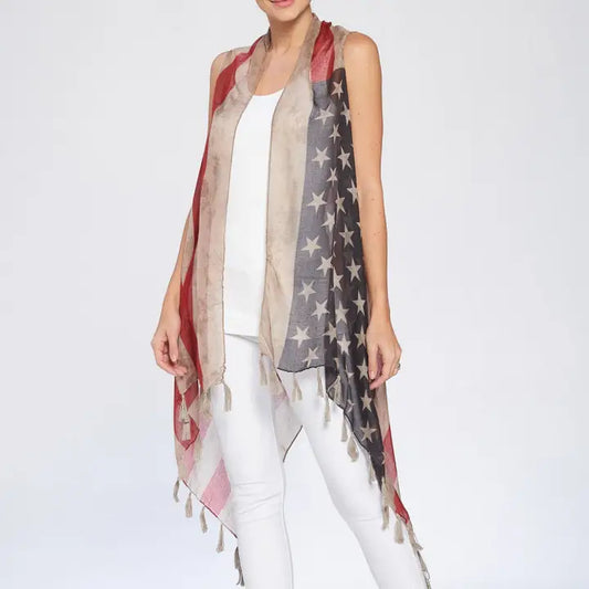 American Flag Vest