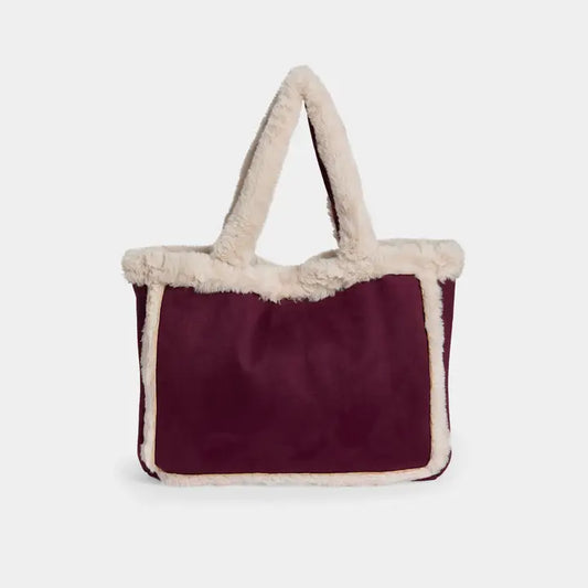 Laila Faux Fur Tote