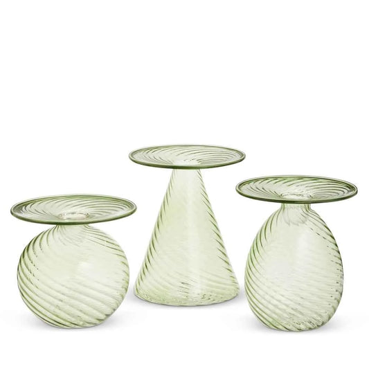 Sage Green Candle Holder - Sold Separately