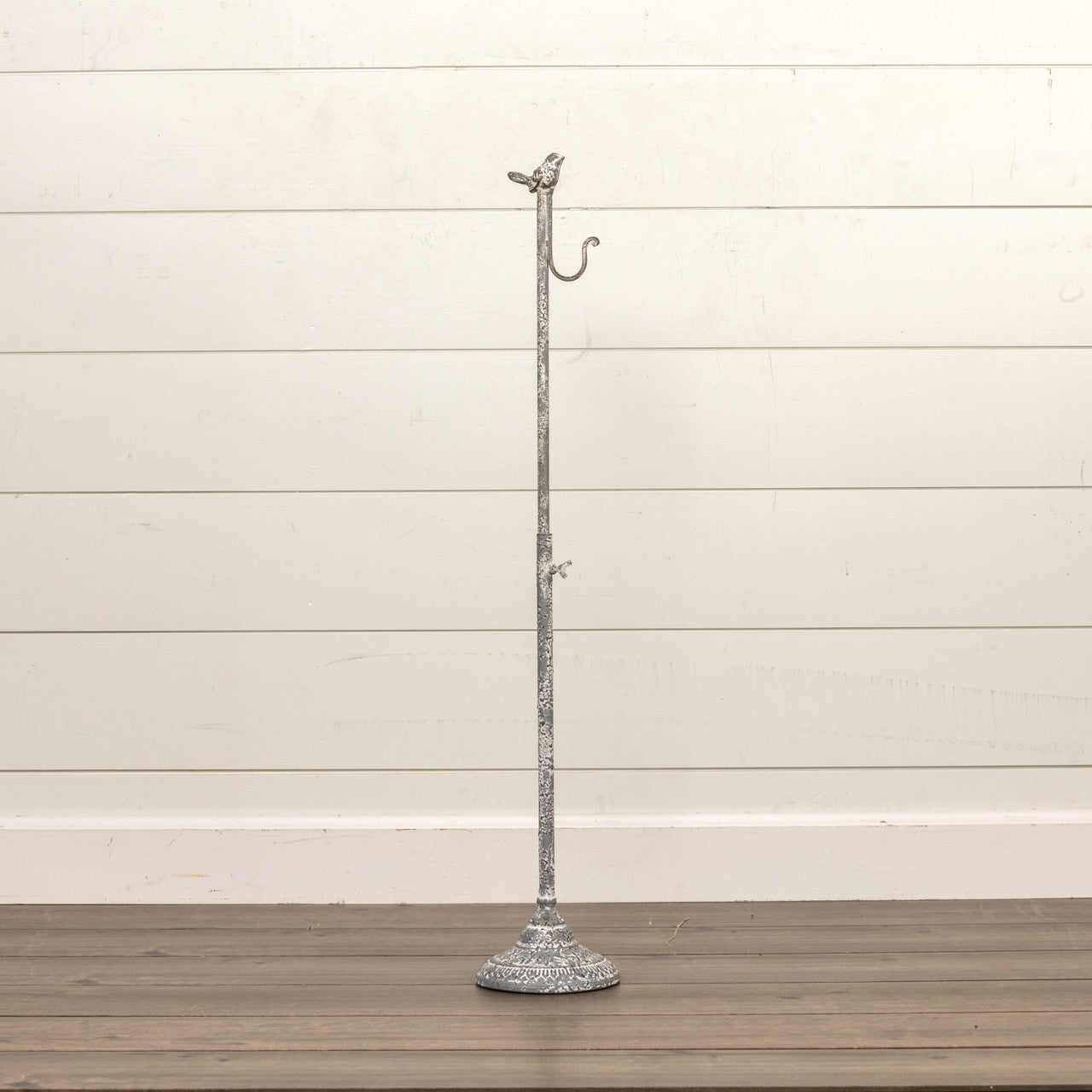 ADJUSTABLE WEATHERED GREY DISPLAY STAND