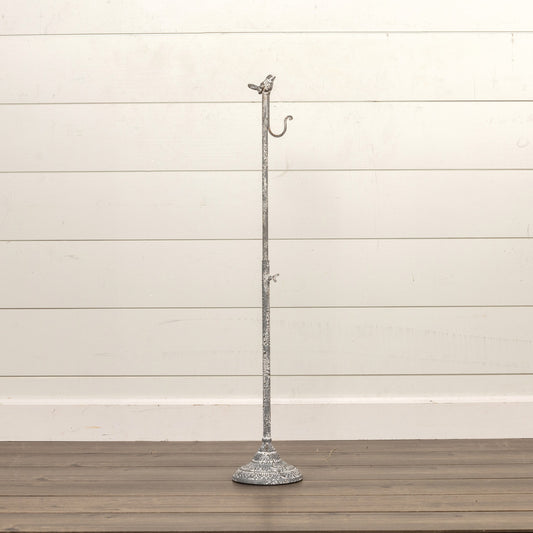 ADJUSTABLE WEATHERED GREY DISPLAY STAND