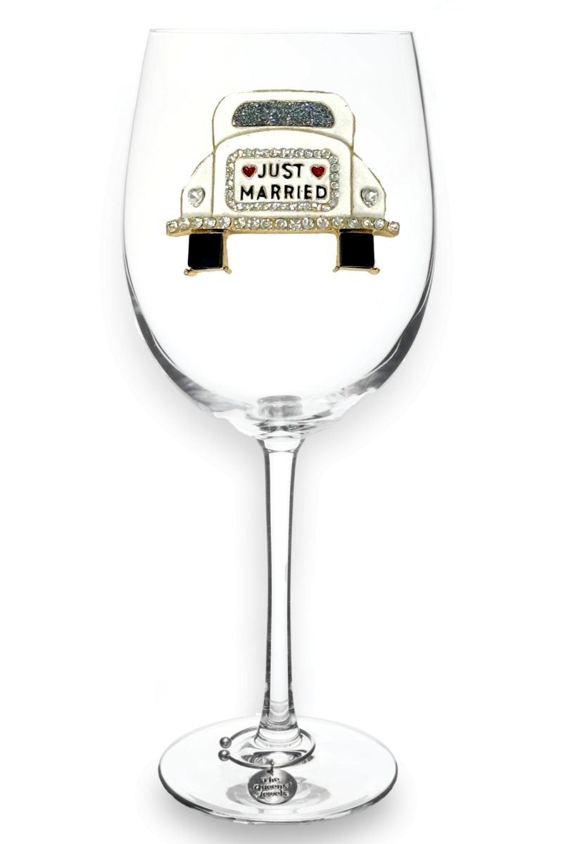 Just Married Drinkware - Stemmed